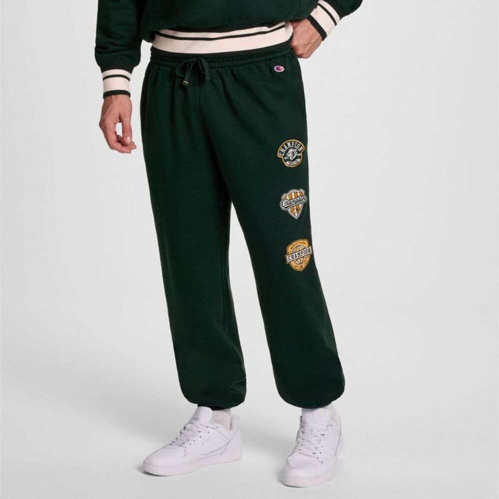 Champion Men's Phys. Ed. Patch Sweatpants - Pine Grove XL
